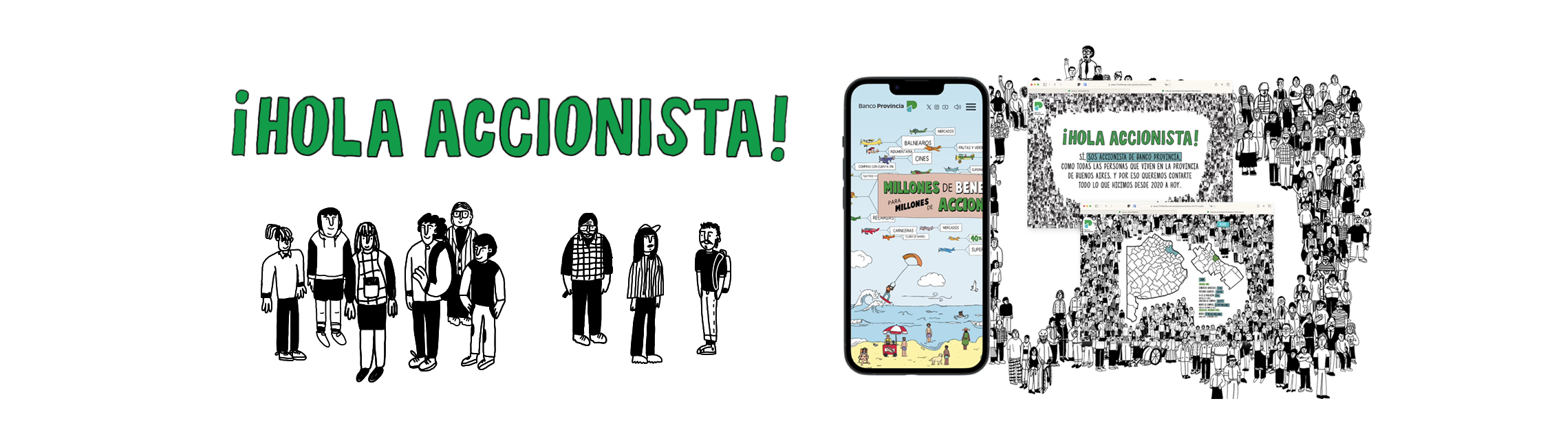 Campaña de branding "17 millones de accionistas"